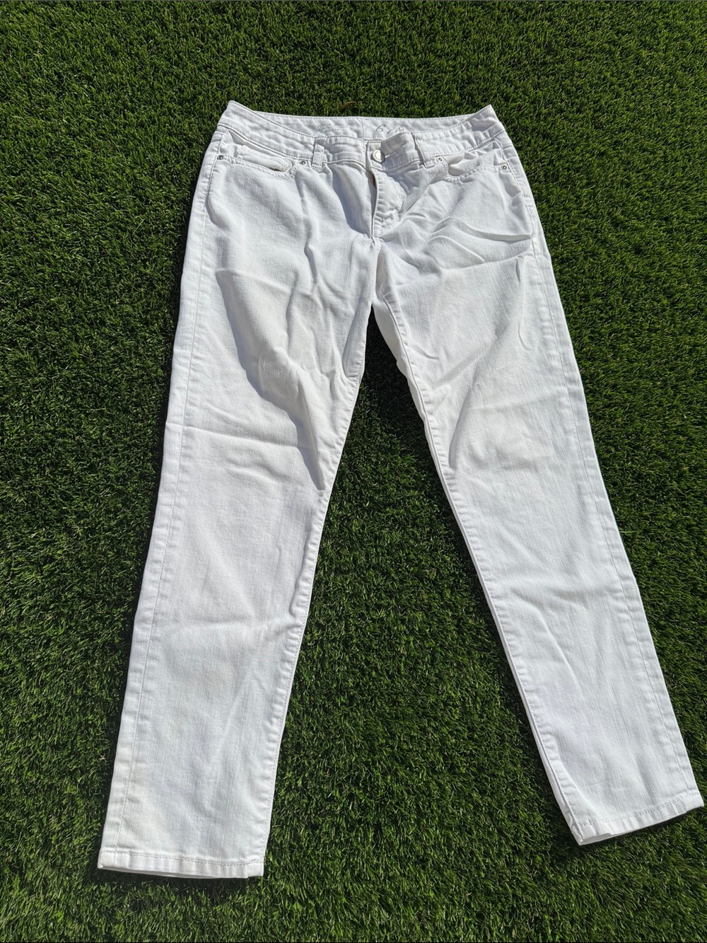 The Limited White Denim Jeans